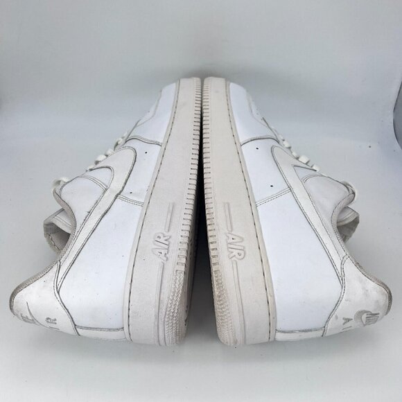 Nike Air Force 1 AF1 07 Low Men Size 18 Sneaker Shoes Triple White 315122-111 - Picture 7 of 12